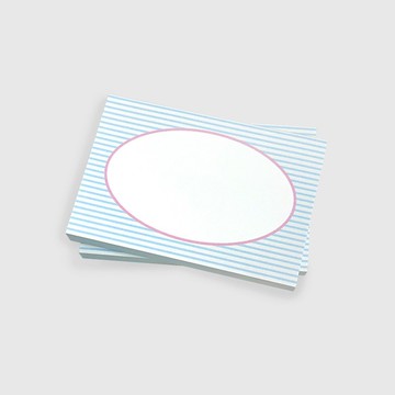 春日藍條紋 | 便利貼