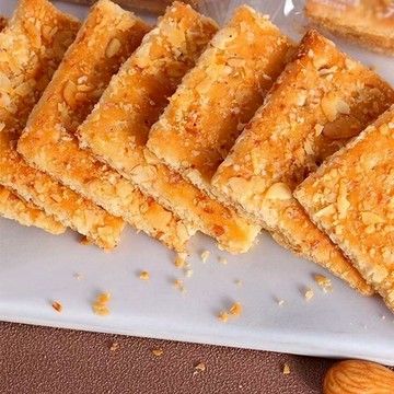 【台灣出貨】💗好喫杏仁酥餅乾香脆杏仁餅椰蓉脆餅乾整箱早餐散裝代餐休閒零食