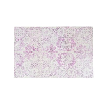 Playzu 台灣製環保無毒歐美設計復古風防水巧拼地墊58cm(6片組)漫步雲端(粉)