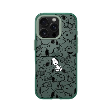 iPhone 16 Pro Clear 憂墨綠 - 史努比 Snoopy - 找我嗎？