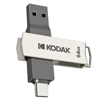 KODAK 柯達 雙接口Type-C 3.2 雙用途2合1隨身碟 K273  1個  64GB