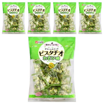 SENNARIDO 千成堂 開心果豆果子 山葵風味  198g  5袋