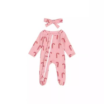 跨境電商專供亞馬遜Temu新款嬰兒Christmas聖誕節連體衣爬服哈衣鑫弘-萌寶童裝可開發票