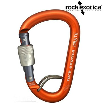 Rock Exotica Pirate WireEye Screw 有鎖鉤環/大D勾環/登山扣環/確保勾環 C1 WES