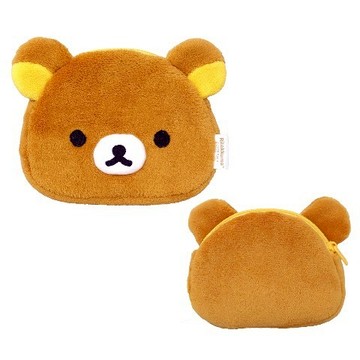 現貨【Rilakkuma拉拉熊】正版授權 頭型收納包/化妝包 懶懶熊 日落小物 交換禮物 聖誕禮物