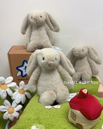 JELLYCAT-芙絨小麥色邦尼兔18cm