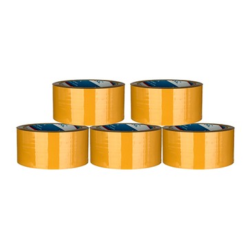Bukwang Tape 中型包裝封箱膠帶 40m 62mic  黃色  5個