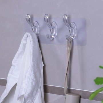 門后掛鉤掛衣架免打孔入戶門置物架臥室衣服帽子掛架收納無痕粘鉤