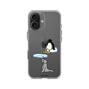 iPhone 17 Clear Case（相機按鈕） 透明 - Pingu 企鵝家族 - 今晚，我想來點..