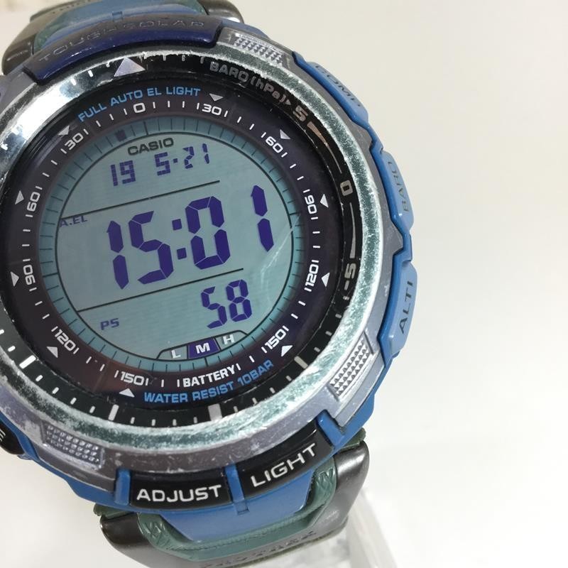 プロトレック by カシオ PRO TREK by CASIO PRG110CJ トリプルセンサー コンパス タフソーラー カラーディスプレイシリーズ  | LINEブランドカタログ