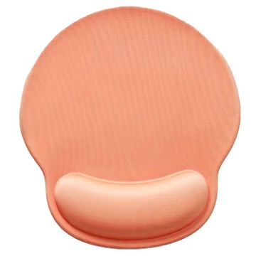 護腕滑鼠墊 萊卡+記憶海綿+PU底 22.5*22.5cm  玫紅色  1個