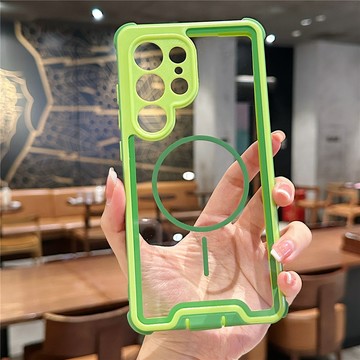 四合一 三防防摔殼 透色磁吸全包 炫彩邊框 充電口防塵塞 適用 三星 S26 S25 S24 S23 Ultra 防摔殼