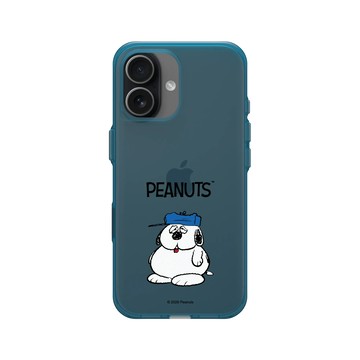 iPhone 17 Clear (相機按鈕) 夜幕藍 - 史努比 Snoopy - 經典 - Olaf歐拉夫