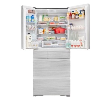 【HITACHI 日立】RTSF62WJ-SL 610公升 一級 六門變頻冰箱-流光銀