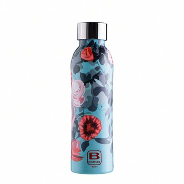 保溫瓶 Bugatti布加迪 紅粉玫瑰保溫瓶 500ml BBT-FW500IN