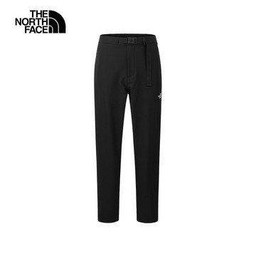 The North Face北面男款黑色吸濕排汗休閒長褲｜8ET8JK3