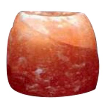 Himalayan Salt Crystal Candle Holder Large 3.5 inches by Aloha Bay