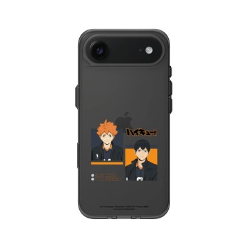 iPhone Air Clear (相機按鈕) 酷墨灰 - 排球少年 Haikyu!! - 日向翔陽 & 影山飛雄 02