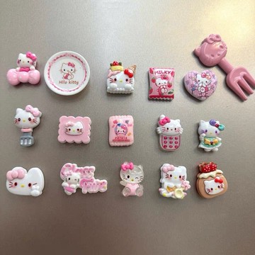 【臺灣出貨】HelloKitty冰箱貼KT貓可愛磁吸貼卡通樹脂高顏值小配飾