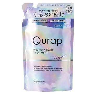 Qurap 氨基酸保濕修護潤髮乳補充包 水果花香  370g  1個