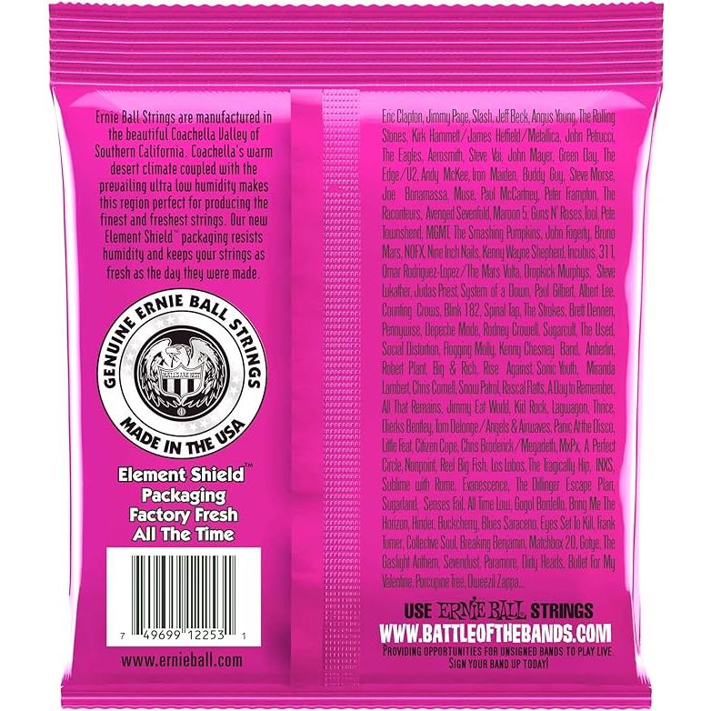 PACK Ernie Ball 2253 Super Slinky Pure Nickel Electric Guitar Strings 9-42