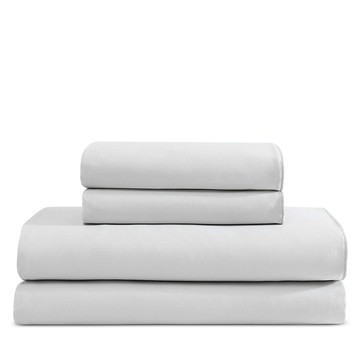 Calvin Klein Pearl Edge Cotton Sateen 300 Thread Count Sheet Set, King