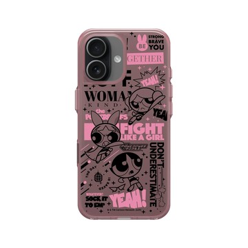 iPhone 17 Clear (相機按鈕) 晶醺玫 - The Powerpuff Girls 飛天小女警 - 女孩的力量海報款