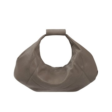 【BLANK SPACE】Elia 兩用插扣半月包(泥灰)