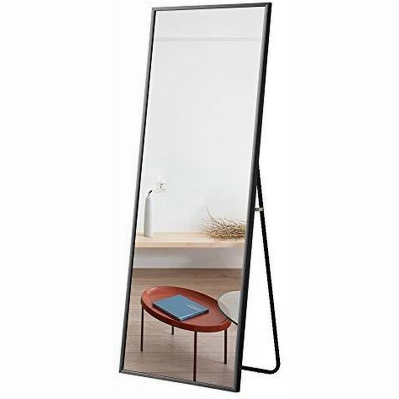 Mirahope 全身鏡 スタンドミラー 大型 姿見鏡 全身ミラー 壁掛け鏡 おしゃれ 幅50cm 高さ160cm ブラック 通販 Lineポイント最大0 5 Get Lineショッピング