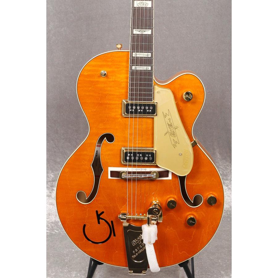 Gretsch   G6120T-55 Vintage Select Edition '55 Chet Atkins Hollow Body with Bigsby TV Jones Vintage Orange Stain Lacquer