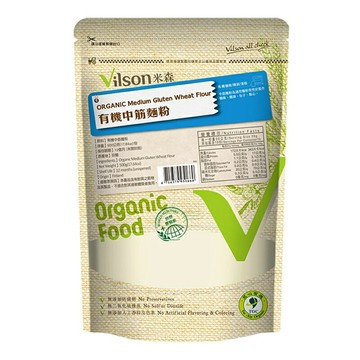 【米森Vilson】芬蘭有機中筋麵粉(500g/包)