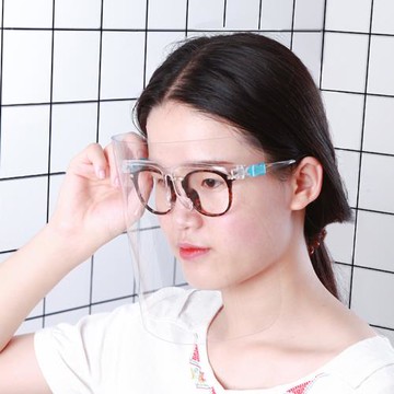 E.City_環抱式透明防飛沫油煙防護面罩