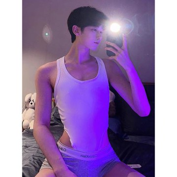 夏季男士健身肌肉運動背心彈力訓練緊身修身白色打底內穿速干潮牌