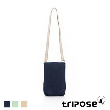 tripose LIGHTMOOD微皺尼龍輕巧斜背護照包-多色