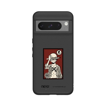 Pixel 8 Pro SolidSuit 黑 - 航海王 One Piece - 角色畫框系列-魯夫