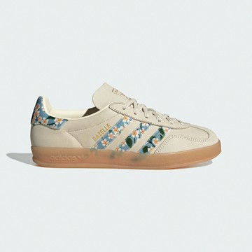 adidas 愛迪達 x Liberty London 休閒鞋 Gazelle Indoor W 女鞋 聯名德訓鞋 米白