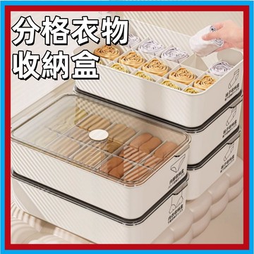 內衣收納盒🍊衣物收納盒 內衣收納 襪子收納盒 內褲收納 抽屜收納盒 分隔收納盒 內衣褲收納 衣服收納 帶蓋收納盒 防塵