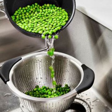 【新品】OXO 不鏽鋼瀝水籃