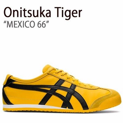Onitsuka Tiger オニツカタイガー スニーカー メキシコ 66 イエロー ブラック メンズ レディース  DL408.0490