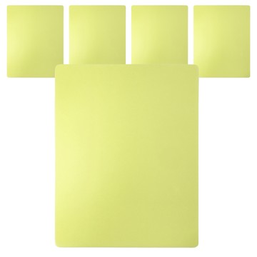 橘之屋 銀離子切菜薄板 5入 MIT台灣製造 抗菌防臭 輕薄可彎折  35 x 28 x 0.1 cm  Green  1包