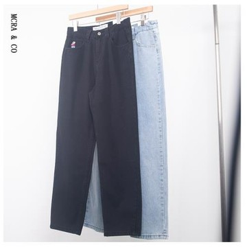 嘻哈滑板jeans王一博同款寬松老爹褲闊腿牛仔褲直筒中腰街頭長褲