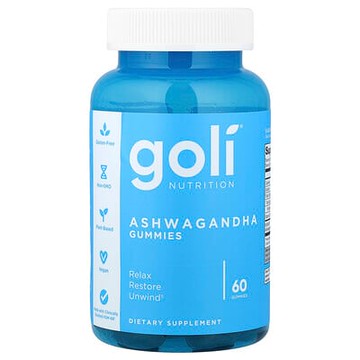 Goli Nutrition, 南非醉茄軟糖，60 粒軟糖