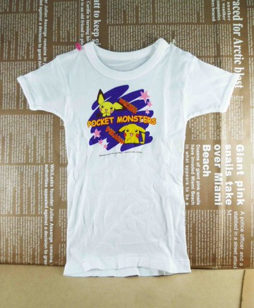 【震撼精品百貨】神奇寶貝_Pokemon~衣服(兒童110)-白色