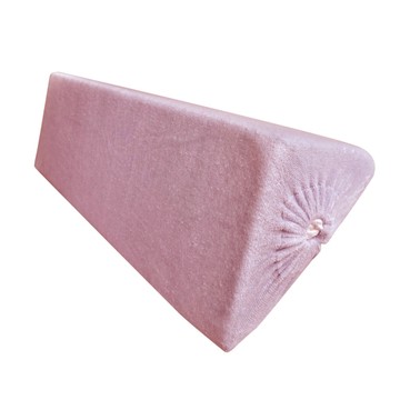 感恩使者 臥床三角形靠墊 附清洗套 透氣吸汗 輕鬆換洗  70cm  粉紅色