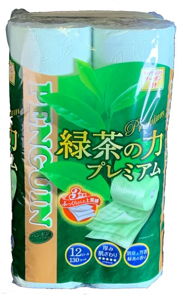 【皓龍國際】 綠茶芳香除臭捲筒衛生紙 12捲