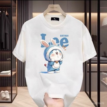 時尚百搭 短袖T恤 男女同款 高端潮牌上衣 100%純棉 寬鬆大碼 百搭通勤 圓領上衣
