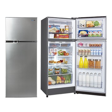 【贈7-11禮券1000元+國際牌音波電動牙刷+基本安裝定位】SAMPO 聲寶 370公升雙門鋼板變頻冰箱 SR-C37D