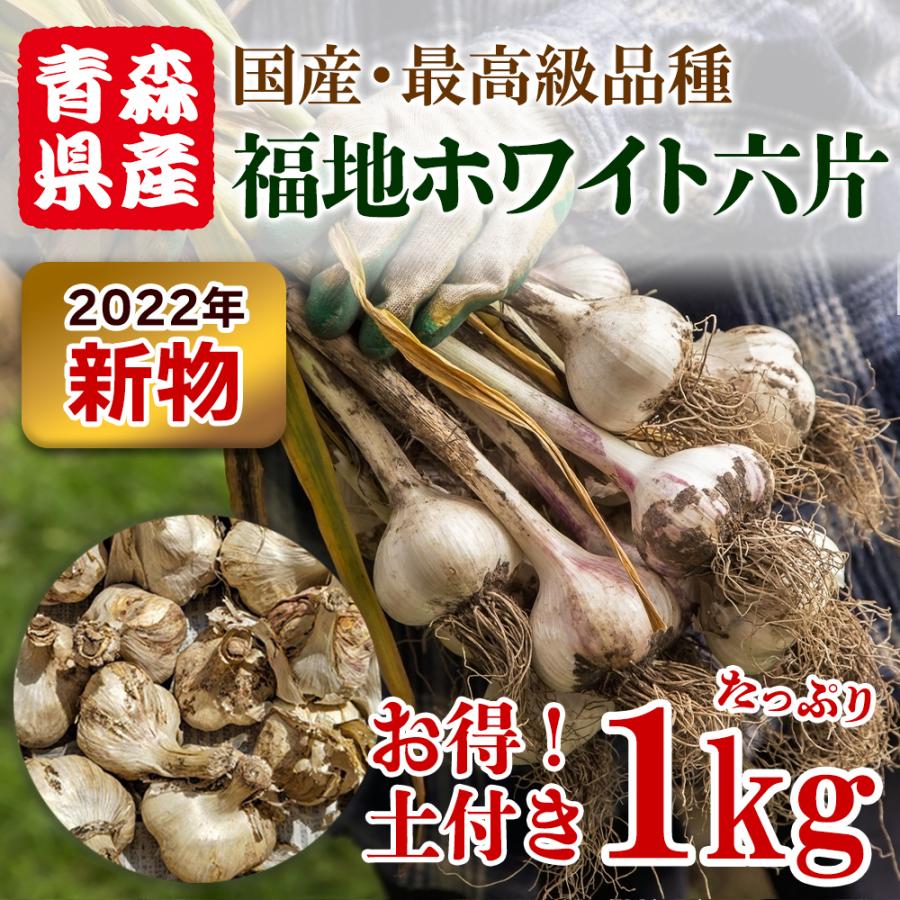 にんにく 土付き にんにく 青森 1kg 新物 送料無料 青森県産にんにく 1キロ 土付きニンニク ネット詰め 国産