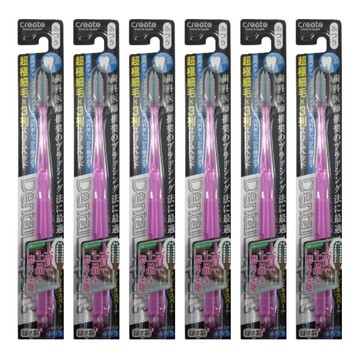 create 酷里愛德 Dental Expert 超極細毛3列寬幅牙刷 顏色隨機  1入  6支