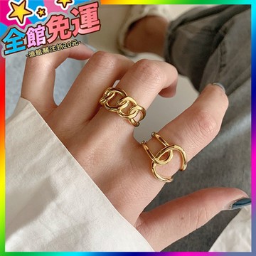 🌸台灣出貨🌸 小衆設計高級感戒指女韓版學生簡約時尚個性ins情侶網紅小飾品 🥇滿額免運🥇X370-11-A